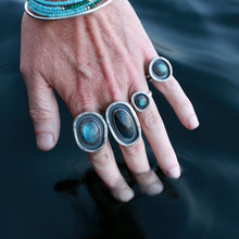 Load image into Gallery viewer, River Keeper Ring: Size 10 Labradorite Shadowbox
