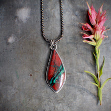 Load image into Gallery viewer, Indian Paintbrush Pendant with Sonoran Sunrise
