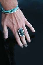 Load image into Gallery viewer, River Keeper Ring: Size 9 Labradorite Shadowbox

