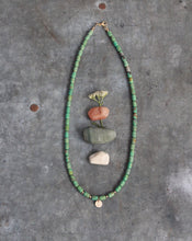 Load image into Gallery viewer, Riverbed Baby: The Owyhee: A Barrel Beaded Necklace in 14k Gold Fill
