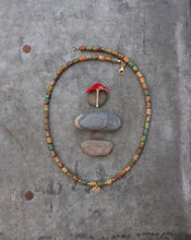 Load image into Gallery viewer, Riverbed Baby: The Kootenay: A Barrel Beaded Necklace in 14k Gold Fill
