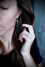 Load image into Gallery viewer, Labradorite Droplet Earrings in 14k Gold Fill
