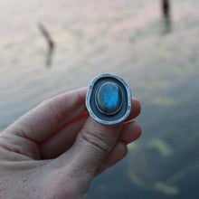 Load image into Gallery viewer, River Keeper Ring: Size 10 Labradorite Shadowbox
