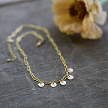 Load image into Gallery viewer, Gold Lumiere Paperclip Chain Necklace - 14k Gold Fill 16-18" length
