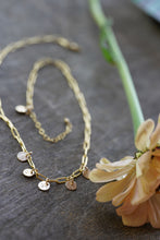 Load image into Gallery viewer, Gold Lumiere Paperclip Chain Necklace - 14k Gold Fill 16-18" length
