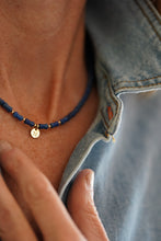 Load image into Gallery viewer, Gold Lumiere Necklace in Lapis Lazuli - 14k Gold Fill - extends 16-18"
