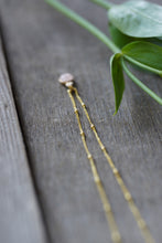 Load image into Gallery viewer, Rose Quartz Necklace in 14k Gold FIll - 6mm round on bead chain - Love and Compassion
