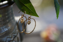 Load image into Gallery viewer, Gold Lumen Hoops - Small - 14k Gold Fill
