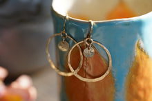 Load image into Gallery viewer, Gold Lumen Hoops - Small - 14k Gold Fill
