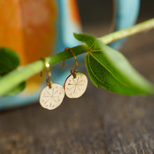 Load image into Gallery viewer, Gold Tiny Spark Earrings in 14k Gold Fill
