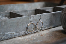 Load image into Gallery viewer, Marti Mix Earrings: Made to Order 14k Gold Fill &amp; Sterling Hoops
