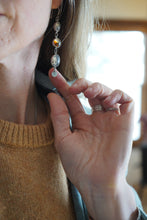Load image into Gallery viewer, Montana Agate Danglers #1 with Larger Ovals at bottom
