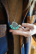 Load image into Gallery viewer, Seeds of Change - a sand cast Bloom with Sonoran Turquoise Petals
