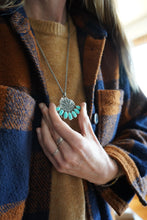 Load image into Gallery viewer, Seeds of Change - a sand cast Bloom with Sonoran Turquoise Petals
