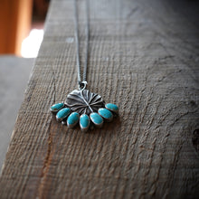 Load image into Gallery viewer, Seeds of Change - a sand cast Bloom with Sonoran Turquoise Petals

