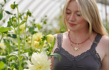 Load image into Gallery viewer, Soleil Coin Necklace in Turquoise- 14k Gold Fill &amp; Nugget Turquoise charm
