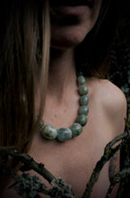 Load image into Gallery viewer, Aquamarine Strand for Mermaids! 19" Necklace with Fishermans hook clasp
