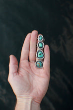 Load image into Gallery viewer, River Keeper Ring: Size 6.5 Mini with Verde Valley Turquoise
