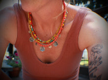 Load image into Gallery viewer, Wildflower Woman Necklace - an ode to August
