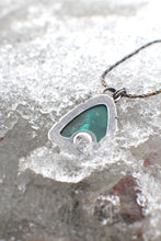 Load image into Gallery viewer, Wild Ice Pendant #1 - the biggin&#39; on 18&quot; rope chain
