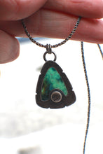 Load image into Gallery viewer, Wild Ice Pendant #1 - the biggin&#39; on 18&quot; rope chain
