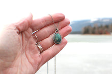 Load image into Gallery viewer, Wild Ice Pendant #6 -lil&#39; jellybean on 20&quot; reverse rope chain
