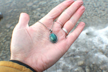 Load image into Gallery viewer, Wild Ice Pendant #6 -lil&#39; jellybean on 20&quot; reverse rope chain
