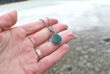 Load image into Gallery viewer, Wild Ice Pendant #2 - lil&#39; babe on 20&quot; double rope chain
