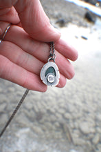 Load image into Gallery viewer, Wild Ice Pendant #2 - lil&#39; babe on 20&quot; double rope chain
