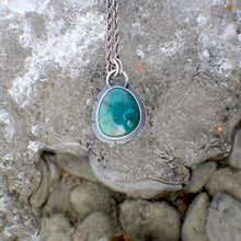 Load image into Gallery viewer, Wild Ice Pendant #2 - lil&#39; babe on 20&quot; double rope chain
