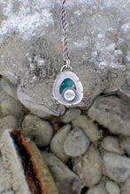 Load image into Gallery viewer, Wild Ice Pendant #2 - lil&#39; babe on 20&quot; double rope chain
