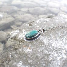 Load image into Gallery viewer, Wild Ice Pendant #6 -lil&#39; jellybean on 20&quot; reverse rope chain
