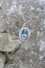 Load image into Gallery viewer, Wild Ice Pendant #6 -lil&#39; jellybean on 20&quot; reverse rope chain
