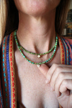 Load image into Gallery viewer, Rio Bravo: AAA Blue &amp; Green Sonoran Turquoise Necklace with 14k Gold Fill
