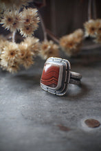 Load image into Gallery viewer, Dryhead Agate Ring - size 8.5
