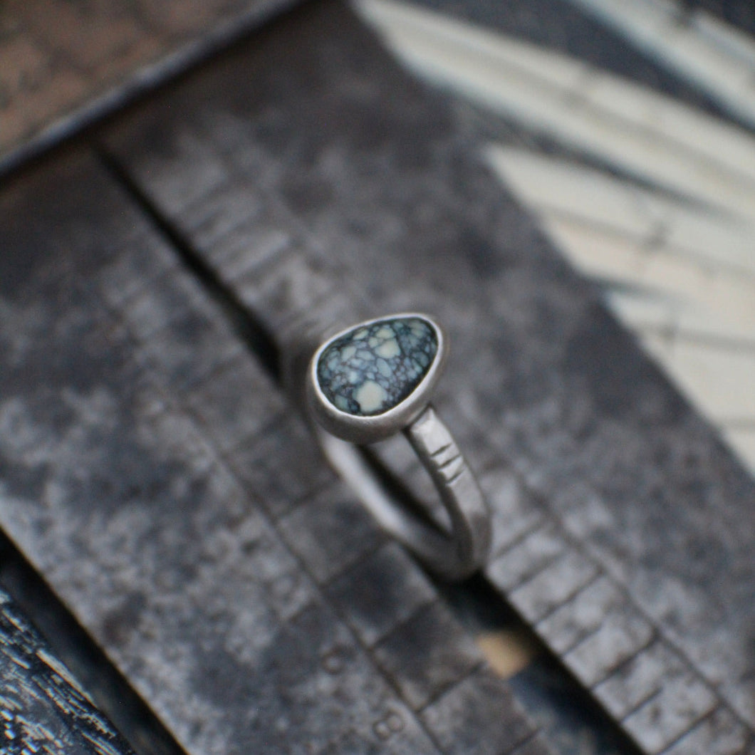 Alchemy Ring - size 7.25 New Lander Variscite Fatty Stacker