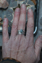 Load image into Gallery viewer, Alchemy Ring - size 7.25 New Lander Variscite Fatty Stacker
