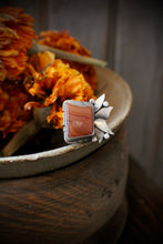 Load image into Gallery viewer, Dryhead Agate Ring - Floral size 6.5

