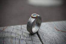 Load image into Gallery viewer, The Montana Sapphire Ring with 14k Gold Setting - size 7.25
