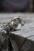 Load image into Gallery viewer, The Montana Sapphire Ring with 14k Gold Setting - size 7.25
