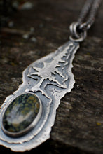 Load image into Gallery viewer, Big Tree Magic Pendant with New Lander Variscite
