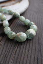 Load image into Gallery viewer, Aquamarine Strand for Mermaids! 19" Necklace with Fishermans hook clasp
