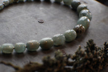 Load image into Gallery viewer, Aquamarine Strand for Mermaids! 19" Necklace with Fishermans hook clasp
