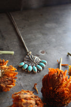 Load image into Gallery viewer, Seeds of Change - a sand cast Bloom with Sonoran Turquoise Petals
