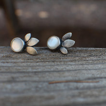 Load image into Gallery viewer, Spring Bud Studs: Mother of Pearl
