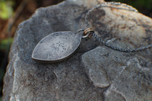 Load image into Gallery viewer, Spring Variscite Pendant #2 - Marquis Shape on 18" reverse rope chain with 14k Gold Fill
