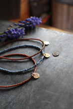 Load image into Gallery viewer, Dusty Rose Bitty Bead Lumiere Bracelet in GOLD - 7.25"
