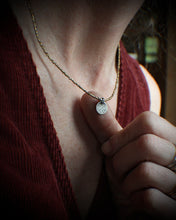 Load image into Gallery viewer, Tiny Spark Necklace on Gold Sunshine seed beads for Spring, OOAK!
