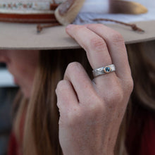 Load image into Gallery viewer, The Montana Sapphire Ring with 14k Gold Setting - size 7.25
