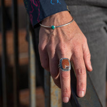 Load image into Gallery viewer, Dryhead Agate Ring - size 9.5
